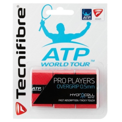 TECNIFIBRE PRO PLAYERS RED 3X OVERGRIP 0.5MM